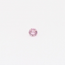 0.045 Carat round cut FPP Argyle pink diamond