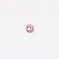 0.06 Carat round cut 6P Argyle pink diamond