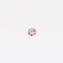 0.04 Carat round cut 7PP Argyle pink diamond