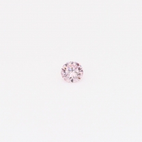 0.06 Carat round cut FPP Argyle pink diamond