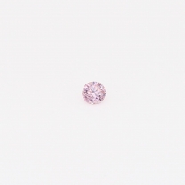 0.04 Carat round cut 6PP Argyle pink diamond