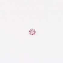 0.025 Carat round cut FIPP Argyle pink diamond
