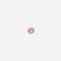 0.02 Carat round cut FIPP Argyle pink diamond