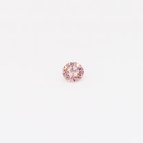 0.055 Carat round cut FIP Argyle pink diamond