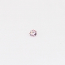 0.025 Carat round cut 6P/PP Argyle pink diamond