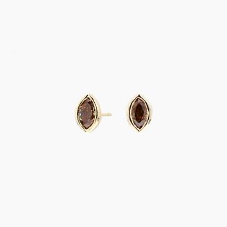 Elixer marquise-cut white diamond stud earrings