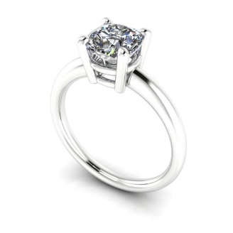 Soulmate solitaire diamond engagement ring