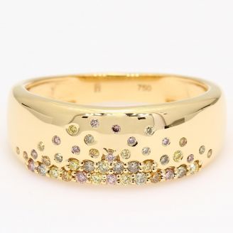 Rave rainbow diamond ring