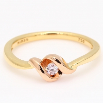 Temple Argyle pink diamond ring