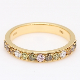 Jasny rainbow diamond ring