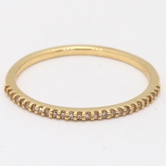 Love So Fine Champagne Diamond Wedding Ring