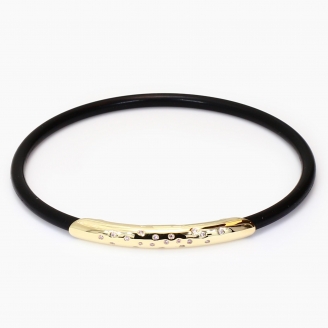Spark Argyle pink diamond neoprene bracelet