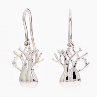 Twin Boab shepherd hook earrings