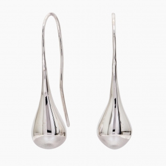 Delilah flared drop hook earrings