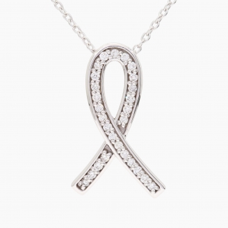 Debra white diamond necklace