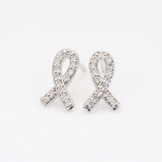 Debra white diamond earrings