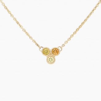 Astral rainbow diamond necklace