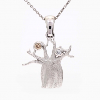 Patience Boab champagne diamond necklace