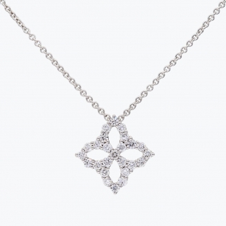 Ulysses white diamond necklace