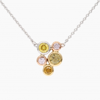 Chromelle rainbow diamond necklace
