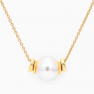Carrie white South Sea pearl necklace