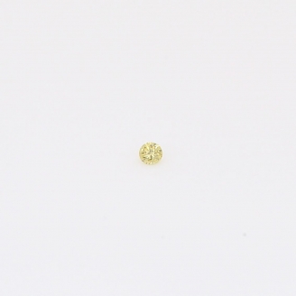 0.01 Carat round-cut fancy green diamond