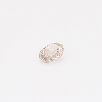 0.25 Carat oval cut fancy light pink diamond