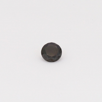 0.18 Carat round cut black diamond