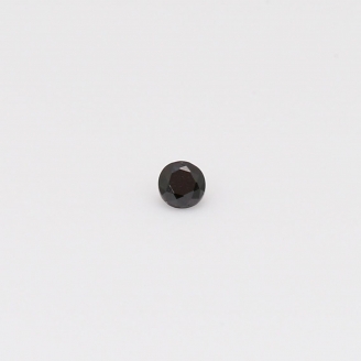 0.05 Carat round cut black diamond