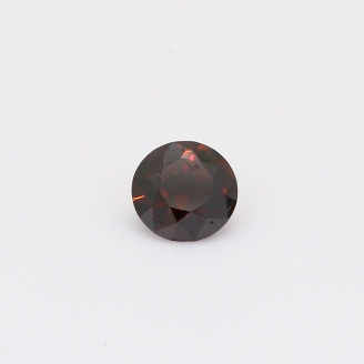 0.44 Carat round-cut champagne diamond