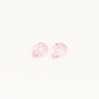 0.18 Total carat pair of pear cut FPP Argyle diamonds