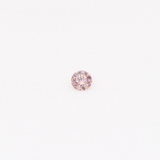 0.035 Carat round-cut FP Argyle pink diamond