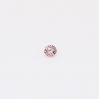 0.04 Carat round-cut FP Argyle pink diamond