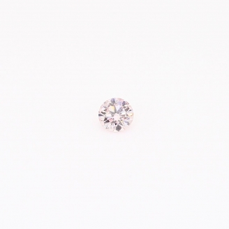 0.07 Carat round-cut FP Argyle pink diamond