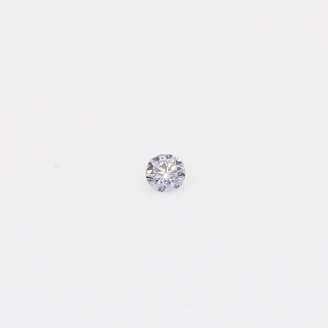 0.025 Carat round-cut BL1 Argyle blue diamond