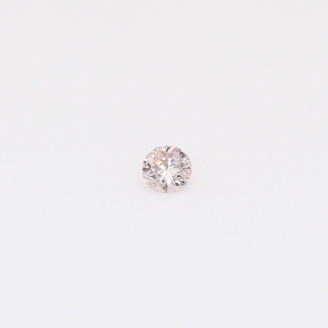 0.055 Carat round-cut FLP Argyle pink diamond