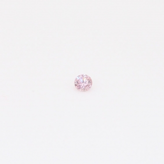 0.025 Carat round-cut FP Argyle pink diamond