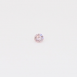 0.03 Carat round-cut FP Argyle pink diamond
