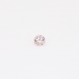 0.055 Carat round-cut FP Argyle pink diamond