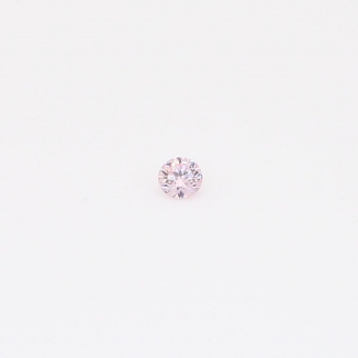 0.035 Carat round-cut FPP Argyle pink diamond