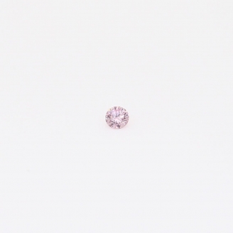 0.015 Carat round-cut FPP Argyle pink diamond