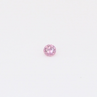 0.04 Carat round-cut FPP Argyle pink diamond