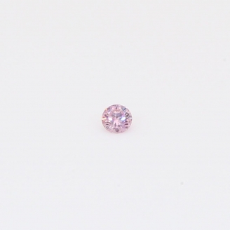0.045 Carat round-cut FPP Argyle pink diamond