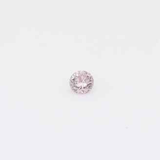 0.07 Carat round-cut FLP Argyle pink diamond