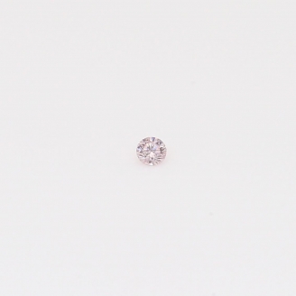 0.02 Carat round-cut FP Argyle pink diamond
