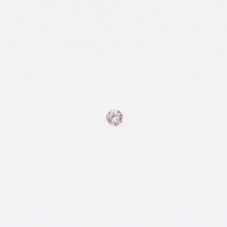 0.008 carat round-cut FLP Argyle diamond