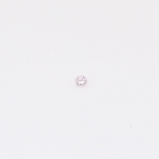 0.01 Carat round-cut FLP Argyle pink diamond