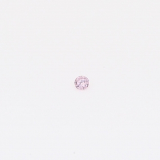 0.015 carat round-cut FLP Argyle diamond