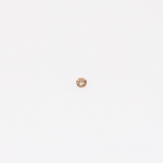 0.007 Carat round-cut intense pink champagne diamonds