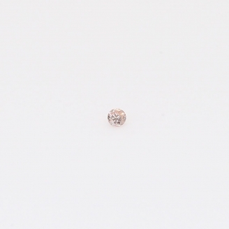 0.01 Carat round-cut Argyle intense pink champagne diamond